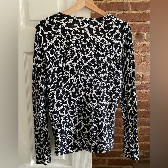 Merona Button Up Print Cardigan - Picture 4 of 5